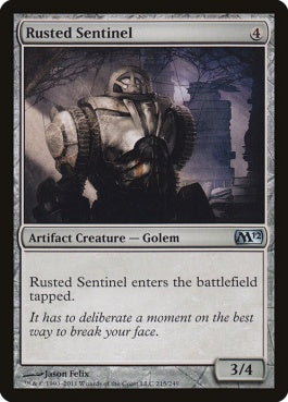 naokuroshop MTG [M12][215][茶][U][EN][錆びた歩哨/Rusted Sentinel] NM