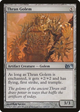 naokuroshop MTG [M12][220][茶][U][EN][スランのゴーレム/Thran Golem] NM