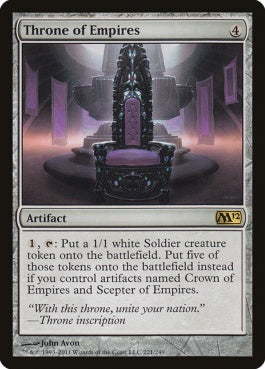 naokuroshop MTG [M12][221][茶][R][EN][帝国の玉座/Throne of Empires] NM