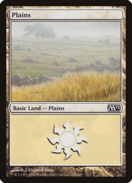 naokuroshop MTG [M12][231][土地][C][EN][平地/Plains] NM