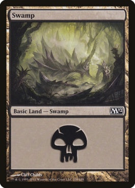 naokuroshop MTG [M12][238][土地][C][EN][沼/Swamp] NM