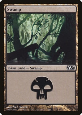 naokuroshop MTG [M12][241][土地][C][EN][沼/Swamp] NM