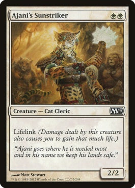 naokuroshop MTG [M13][002][白][C][EN][アジャニの陽光弾手/Ajani's Sunstriker] NM