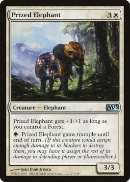 naokuroshop MTG [M13][027][白][U][EN][尊き象/Prized Elephant] NM