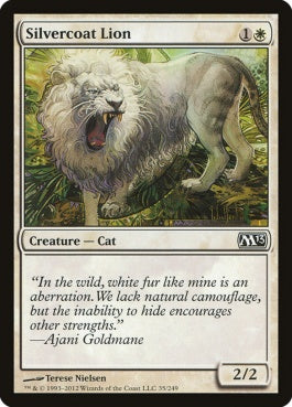 naokuroshop MTG [M13][035][白][C][EN][銀毛のライオン/Silvercoat Lion] NM