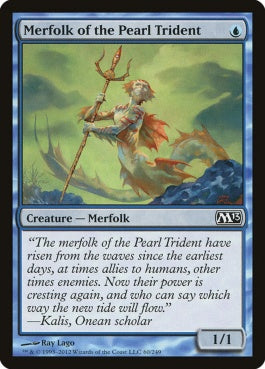 naokuroshop MTG [M13][060][青][C][EN][真珠三叉矛の人魚/Merfolk of the Pearl Trident] NM