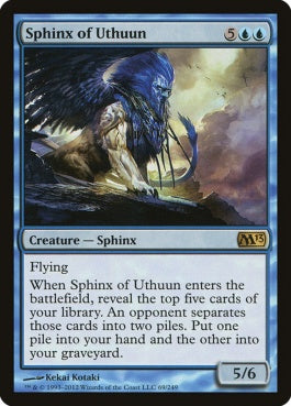 naokuroshop MTG [M13][069][青][R][EN][ウスーンのスフィンクス/Sphinx of Uthuun] NM