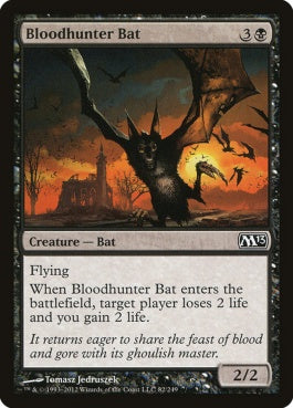 naokuroshop MTG [M13][082][黒][C][EN][血狩りコウモリ/Bloodhunter Bat] NM