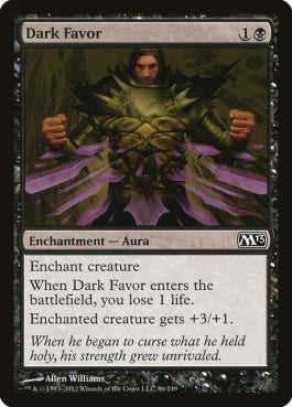 naokuroshop MTG [M13][086][黒][C][EN][闇の好意/Dark Favor] NM