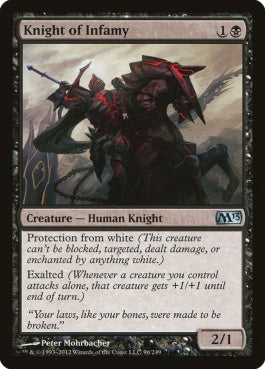 naokuroshop MTG [M13][096][黒][U][EN][悪名の騎士/Knight of Infamy] NM