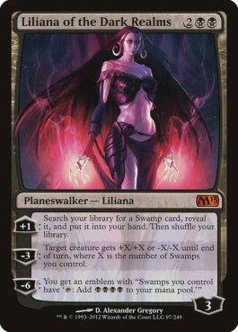 naokuroshop MTG [M13][097][黒][M][EN][闇の領域のリリアナ/Liliana of the Dark Realms] NM