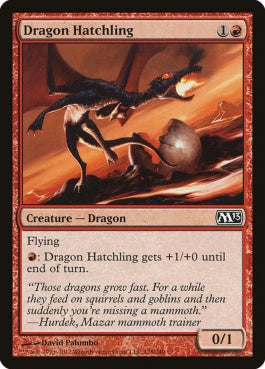 naokuroshop MTG [M13][128][赤][C][EN][ドラゴンの雛/Dragon Hatchling] NM