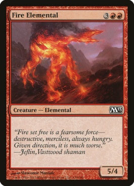 naokuroshop MTG [M13][130][赤][C][EN][炎の精霊/Fire Elemental] NM