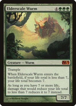 naokuroshop MTG [M13][167][緑][M][EN][古鱗のワーム/Elderscale Wurm] NM