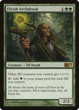 naokuroshop MTG [M13][168][緑][R][EN][エルフの大ドルイド/Elvish Archdruid] NM