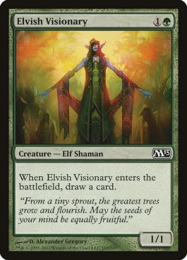 naokuroshop MTG [M13][169][緑][C][EN][エルフの幻想家/Elvish Visionary] NM