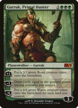 naokuroshop MTG [M13][174][緑][M][EN][原初の狩人、ガラク/Garruk, Primal Hunter] NM