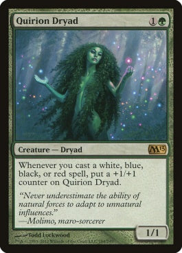 naokuroshop MTG [M13][184][緑][R][EN][クウィリーオンのドライアド/Quirion Dryad] NM