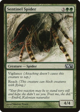 naokuroshop MTG [M13][189][緑][C][EN][歩哨蜘蛛/Sentinel Spider] NM