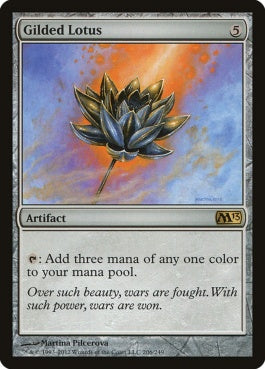 naokuroshop MTG [M13][206][茶][R][EN][金粉の水蓮/Gilded Lotus] NM