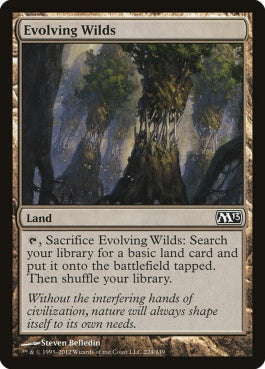 naokuroshop MTG [M13][224][土地][C][EN][進化する未開地/Evolving Wilds] NM