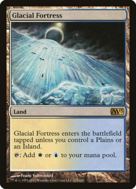 naokuroshop MTG [M13][225][土地][R][EN][氷河の城砦/Glacial Fortress] NM