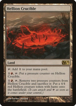 naokuroshop MTG [M13][226][土地][R][EN][ヘリオンのるつぼ/Hellion Crucible] NM