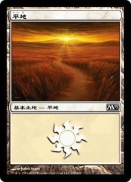 naokuroshop MTG [M13][230][土地][C][JP][平地/Plains] NM