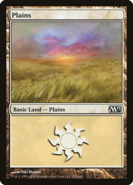 naokuroshop MTG [M13][232][土地][C][EN][平地/Plains] NM