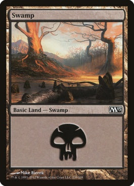 naokuroshop MTG [M13][239][土地][C][EN][沼/Swamp] NM