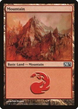 naokuroshop MTG [M13][243][土地][C][EN][山/Mountain] NM