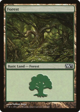 naokuroshop MTG [M13][246][土地][C][EN][森/Forest] NM