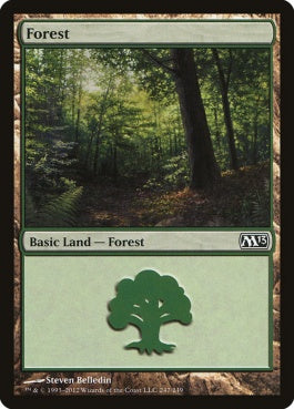 naokuroshop MTG [M13][247][土地][C][EN][森/Forest] NM