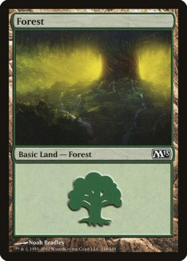 naokuroshop MTG [M13][248][土地][C][EN][森/Forest] NM