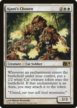 naokuroshop MTG [M14][002][白][R][EN][アジャニに選ばれし者/Ajani's Chosen] NM