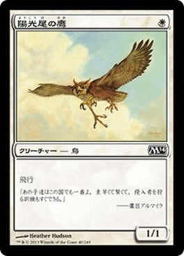 naokuroshop MTG [M14][040][白][C][JP][陽光尾の鷹/Suntail Hawk] NM