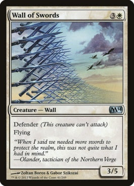 naokuroshop MTG [M14][041][白][U][EN][剣の壁/Wall of Swords] NM