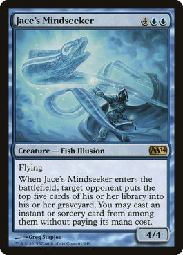 naokuroshop MTG [M14][061][青][R][EN][ジェイスの精神追い/Jace's Mindseeker] NM