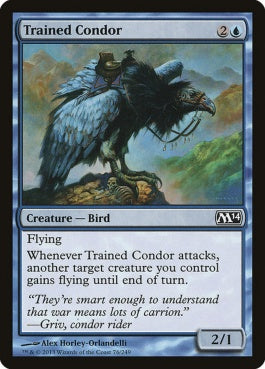 naokuroshop MTG [M14][076][青][C][EN][訓練されたコンドル/Trained Condor] NM