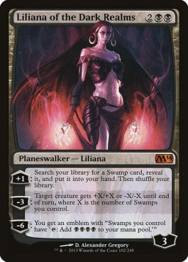 naokuroshop MTG [M14][102][黒][M][EN][闇の領域のリリアナ/Liliana of the Dark Realms] NM