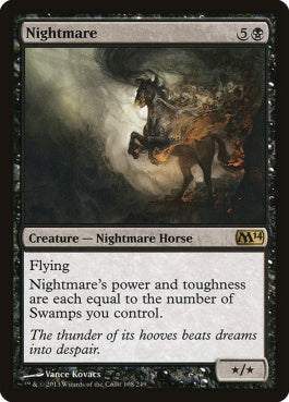 naokuroshop MTG [M14][108][黒][R][EN][夢魔/Nightmare] NM