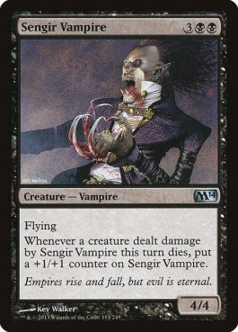 naokuroshop MTG [M14][113][黒][U][EN][センギアの吸血鬼/Sengir Vampire] NM