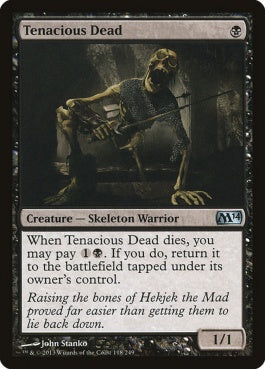 naokuroshop MTG [M14][118][黒][U][EN][執拗な死者/Tenacious Dead] NM