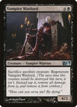 naokuroshop MTG [M14][120][黒][U][EN][吸血鬼の大将軍/Vampire Warlord] NM