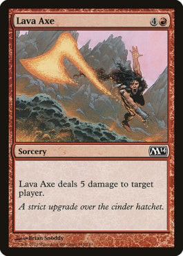 naokuroshop MTG [M14][143][赤][C][EN][溶岩の斧/Lava Axe] NM