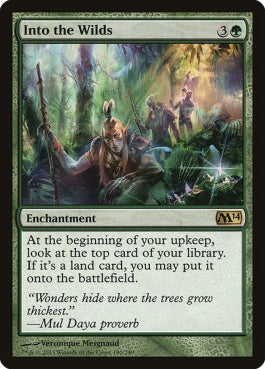 naokuroshop MTG [M14][180][緑][R][EN][荒野への突入/Into the Wilds] NM