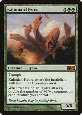 naokuroshop MTG [M14][181][緑][M][EN][カロニアのハイドラ/Kalonian Hydra] NM