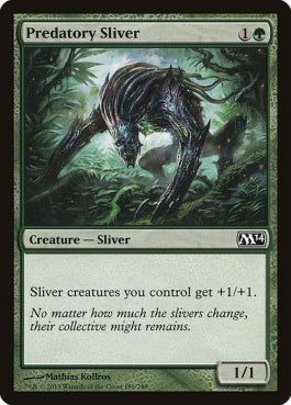 naokuroshop MTG [M14][189][緑][C][EN][捕食スリヴァー/Predatory Sliver] NM