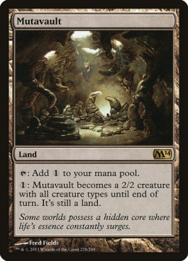 naokuroshop MTG [M14][228][土地][R][EN][変わり谷/Mutavault] NM