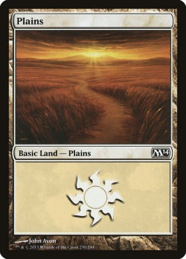 naokuroshop MTG [M14][230][土地][C][EN][平地/Plains] NM